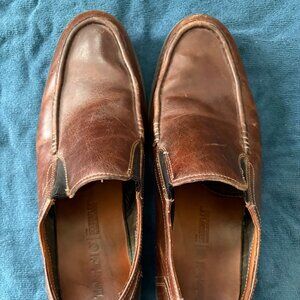 Timberland Loafers Mens Size 9.5 Brown Leather Slip On Boat Shoes Sensorflex